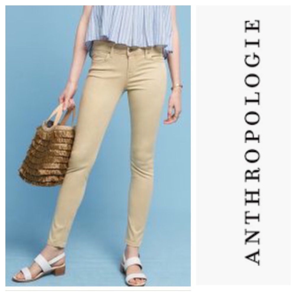 𝅺Anthropologie Liza skinny 5 pkt Pants NWT